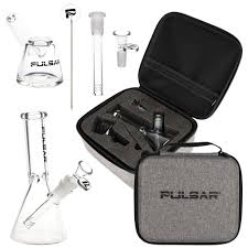 Zippered Travel Case with Slant-Neck Water Pipe