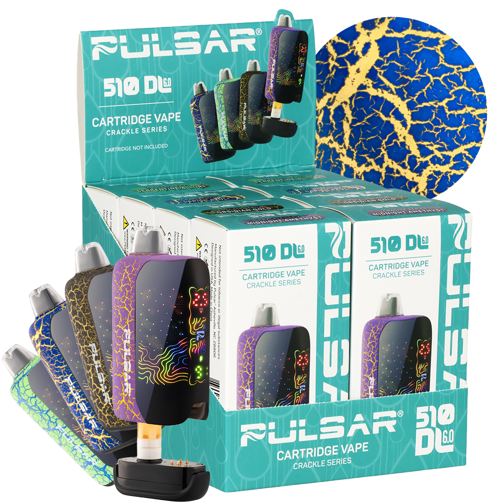Pulsar 510 DL 6.0 Precision Voltage Control| 8 count| Crackle Series | 1000mAh