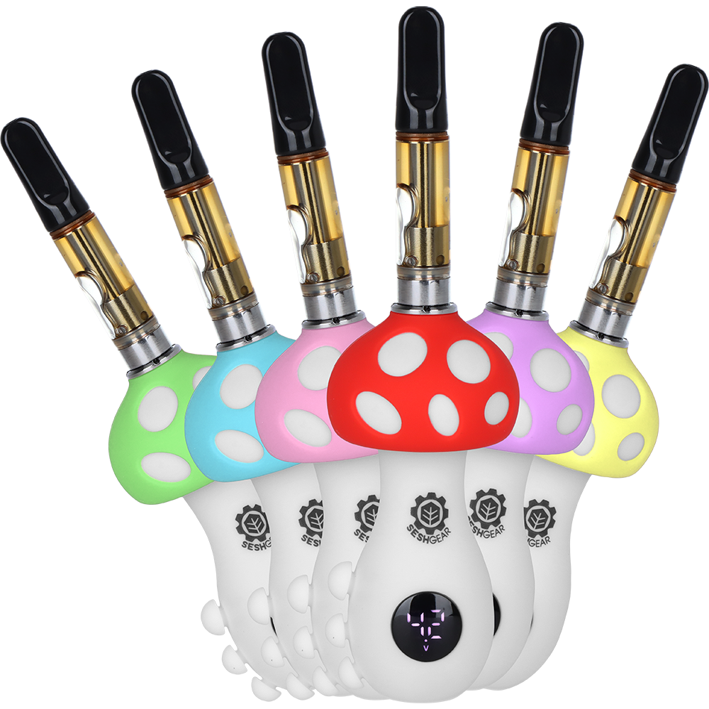 SeshGear Mushroom 510 Vape Battery 6 pack | 550mAh