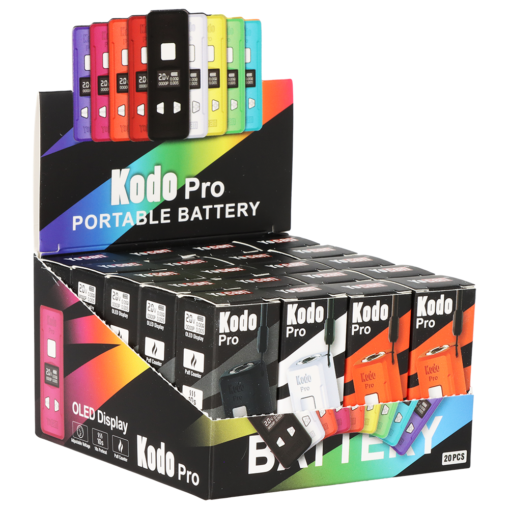 Yocan Kodo Pro Assorted Colors — 20 Count| 400 mAh